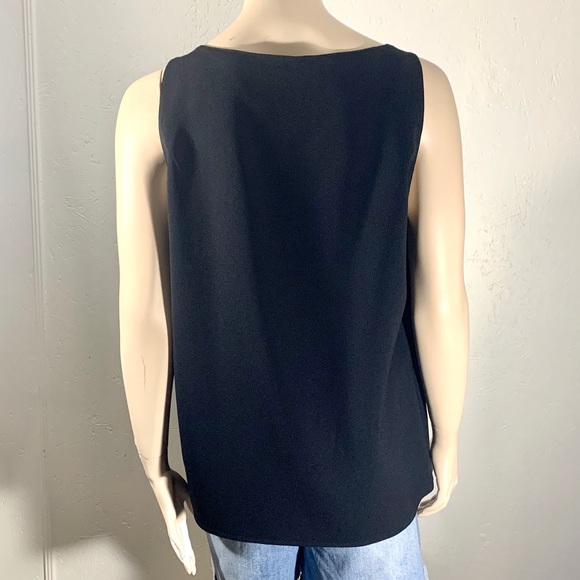 3/$30 - Simon Chang Sleeveless Black Top Size 12 - Picture 2 of 7